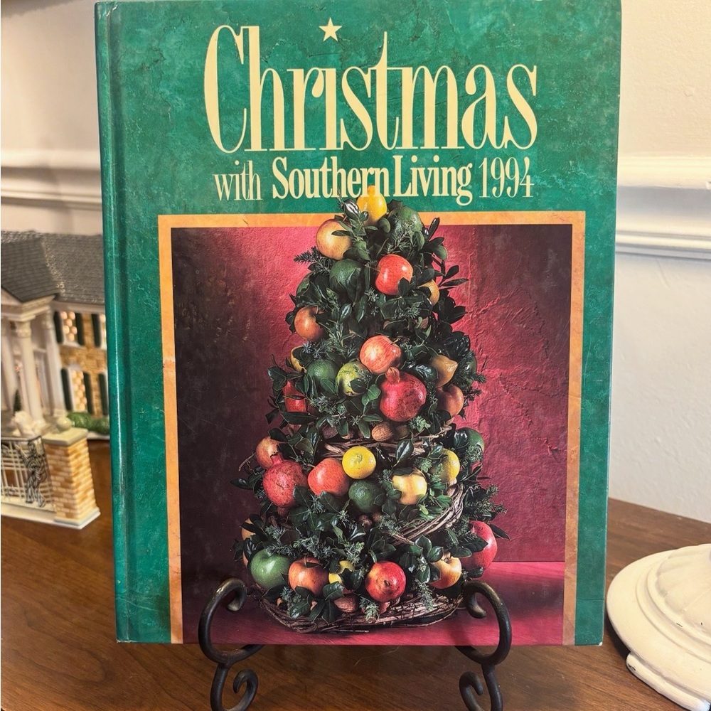 Southern Living Christmas Book with Green Cover